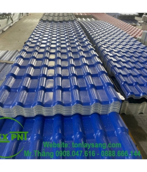 Ứng dụng mái tôn PVC ASA 4 lớp siêu nhẹ trong công trình dân dụng