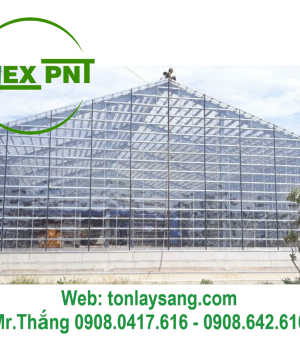 Ứng dụng làm nhà kính của tấm polycarbonate Solmart trong nông nghiệp