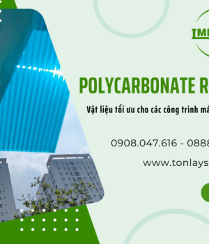 Polycarbonate rỗng ruột là vật liệu tối ưu cho các công trình mái che, mái hiên giá rẻ