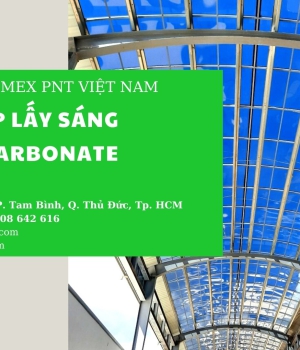 Hoàn thiện công trình tấm lợp lấy sáng cao cấp polycarbonate - Toàn Thắng Sài Gòn