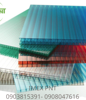 Tấm lợp lấy sáng polycarbonate rỗng ruột - 2244