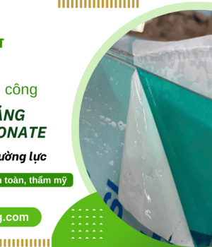 Lựa chọn thi công tấm lấy sáng Polycarbonate thay thế kính cường lực - Đảm bảo bền bỉ, an toàn