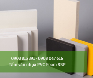 Tấm ván nhựa PVC foam SBP 