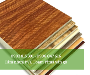 Tấm nhựa PVC Foam Pima vân gỗ