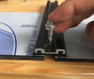 Nẹp H nối tấm Polycarbonate có ron cao su