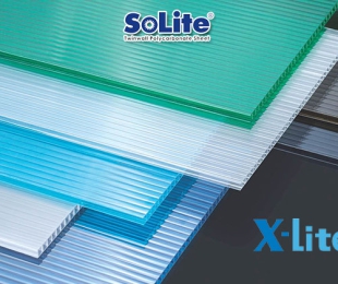 Tấm lợp lấy sáng poly rỗng Solite